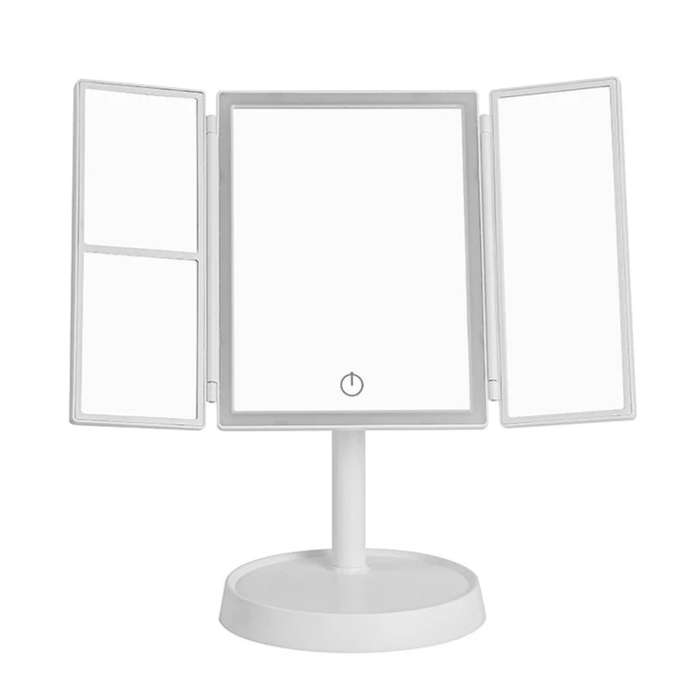 Foldable LED Makeup Mirror